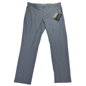 Michael Kors Mens Major Classic Fit Stretch Performance Pants Ash Blue 40x32